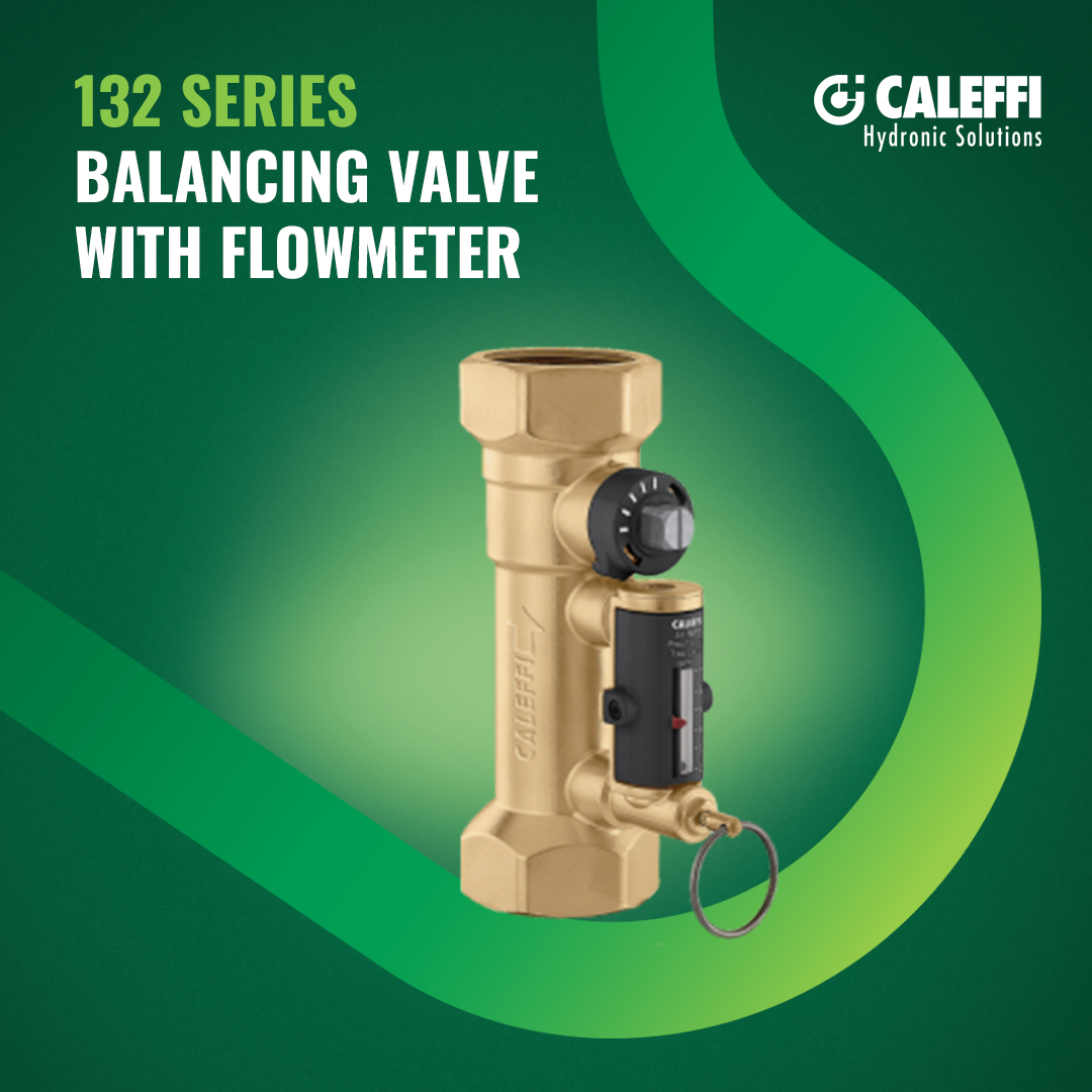 132 series, Balancing valve with flow meter