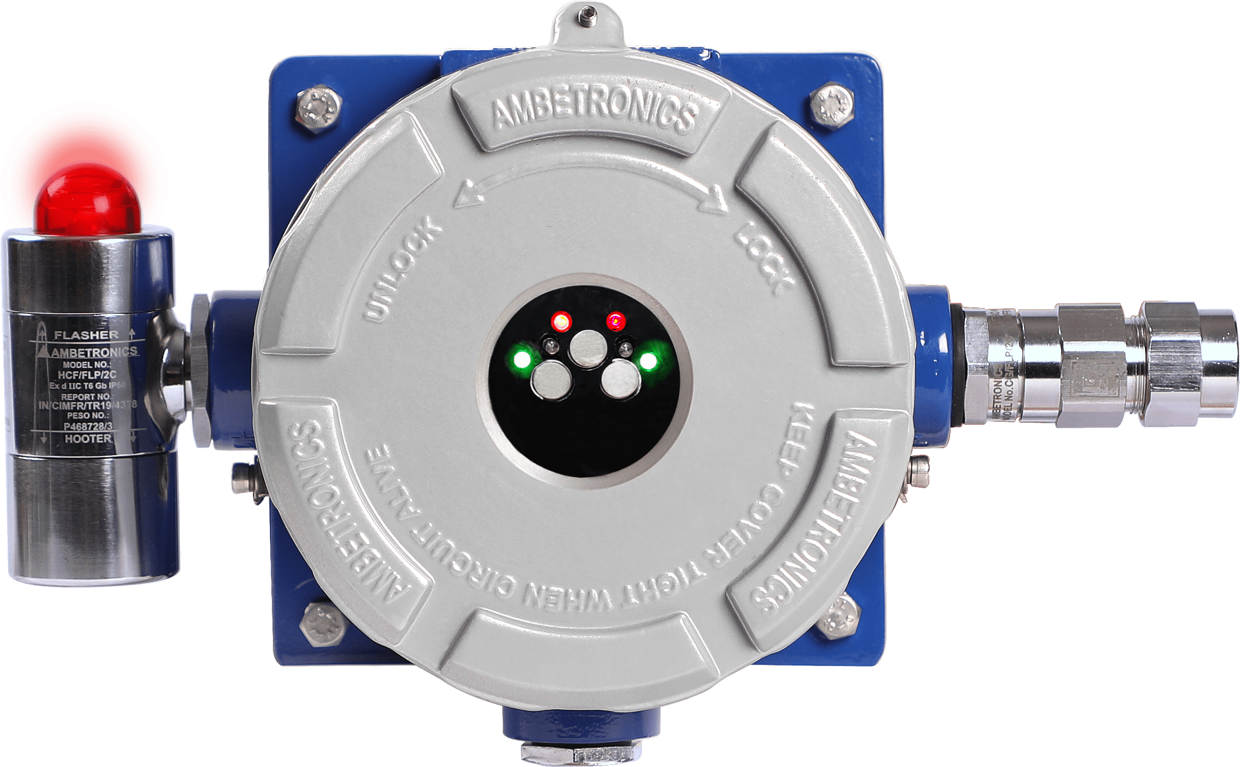 FLD-3300-FLP: Triple IR Flame Detector for Hazardous Environments