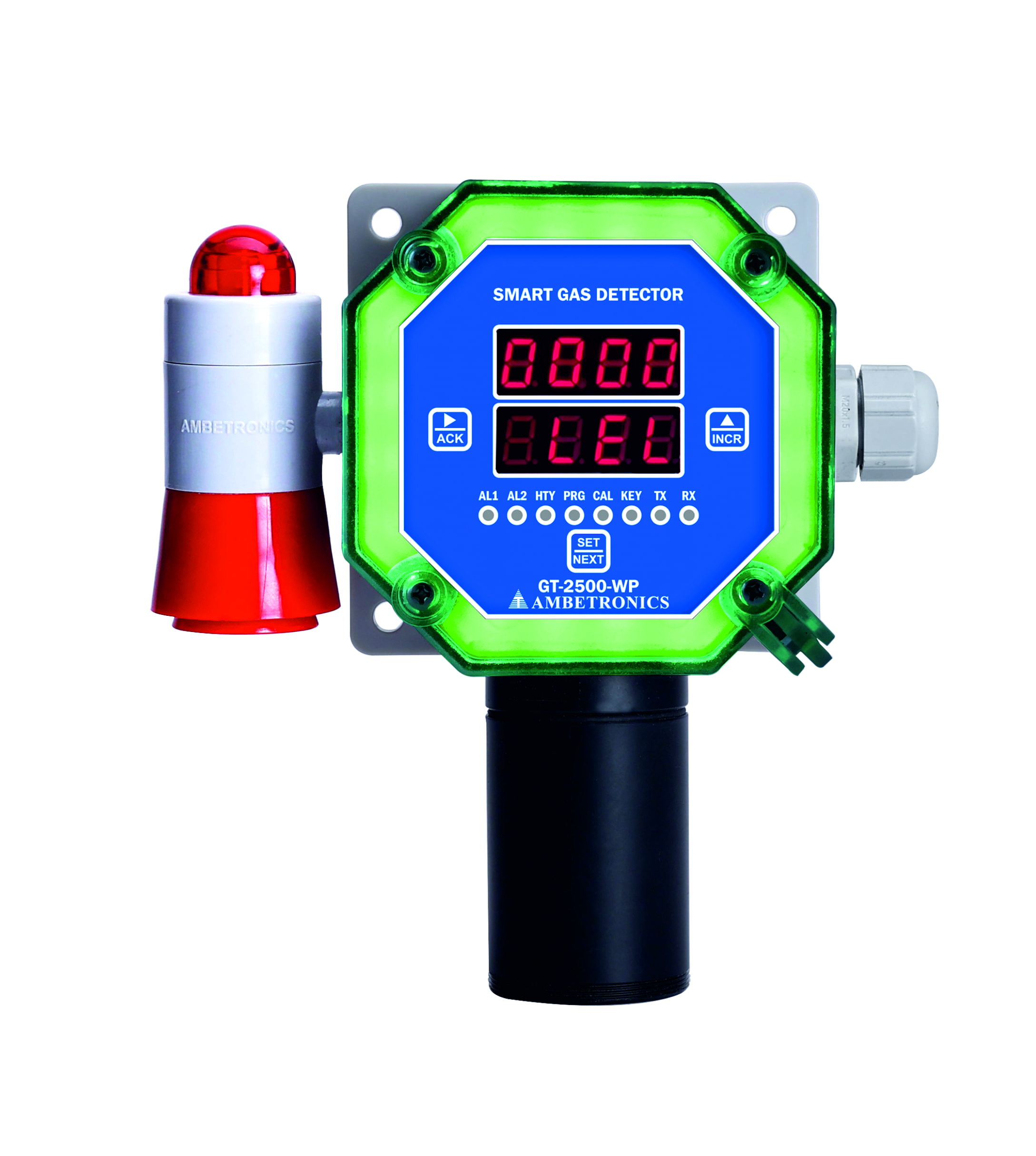 GT-2500-WP H2: Hydrogen Gas Detection for Battery Rooms